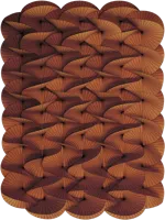 Moooi Carpets - Vloerkleed Serpentine Red Amber Wool -