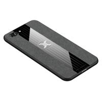Voor Huawei Nova 2s XINLI stiksels doek Textue schokbestendige TPU beschermhoes (grijs)