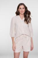 Geisha Blouse Lurex Stripe 63169-70 Blouse 718 Ecru/lurex