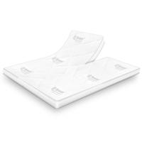 Koudschuim splittopper Tencel DeLuxe 160x200 dikte 11 cm