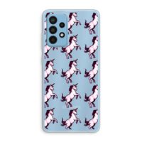 Musketon Unicorn: Samsung Galaxy A52 Transparant Hoesje