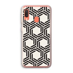 Geometrisch patroon: Samsung Galaxy A20e Transparant Hoesje