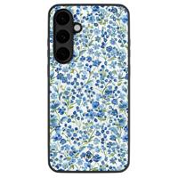 Samsung Galaxy S25 FE hoesje - Vintage blue floral