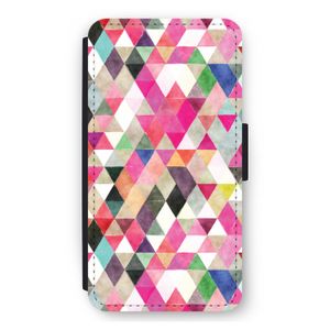 Gekleurde driehoekjes: iPhone 12 mini Flip Hoesje