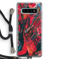 Endless Descent: Samsung Galaxy S10 Plus Transparant Hoesje met koord