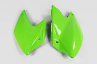 UFO PLAST Side covers ufo kawasaki green