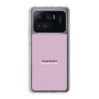 gij moogt er zijn: Xiaomi Mi 11 Ultra Transparant Hoesje