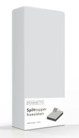 Split-Topper Hoeslaken Romanette Zilver-180 x 210 cm