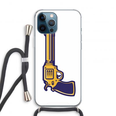 Pew Pew Pew: iPhone 12 Pro Transparant Hoesje met koord