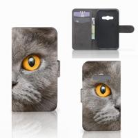 Telefoonhoesje | Met pasjeshouder | Samsung Galaxy Xcover 3 | Xcover 3 VE Britse Korthaar