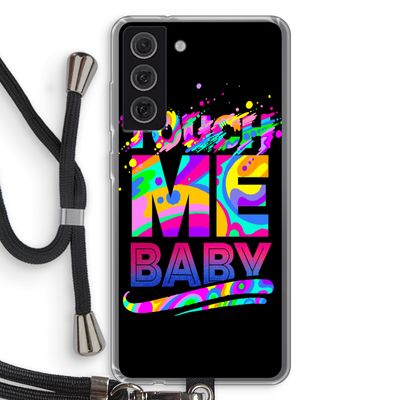 Touch Me: Samsung Galaxy S21 FE Transparant Hoesje met koord