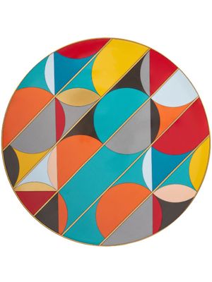 Vista Alegre plat Futurismo en porcelaine - Bleu