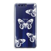 White butterfly: Honor 9 Transparant Hoesje