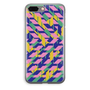 Skew Blush 1: iPhone 8 Plus Transparant Hoesje