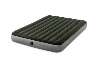 Viking Choice  INTEX luchtbed - 2-persoons opblaas bed - velours groen - 203x152x25 cm