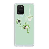 Hang In There: Samsung Galaxy S10 Lite Transparant Hoesje