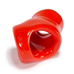 Oxballs Unit-X Stretch - Sporty Sleek Cocksling with Extended Ballstretcher Base - Red