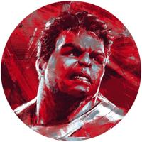 Noordwand Komar Dots Behangcirkel Marvel - Avengers - Painting Hulk - DD1-047