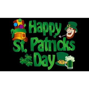 Happy St. Patricks day vlag