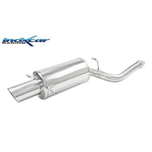 InoxCar uitlaat passend voor Subaru Impreza 4WD 2.0 -Turbo -2000 1x100mm X-Race IXSUIM01XR10