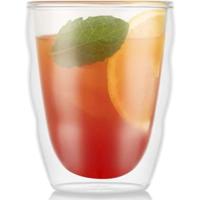 BODUM PILATUS Set 2 dubbele wandlenzen 0,25 l transparant