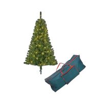 Kunst kerstboom Black Box Charlton 340 tips met licht 155 cm inclusief opbergzak - thumbnail