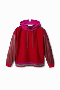 Hybride sweatshirt - RED - XS