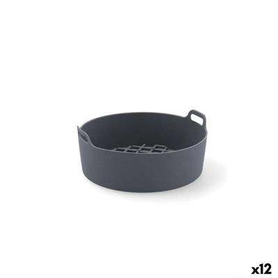 Airfryer Mand Quid Naturalia Siliconen 18 x 7,8 cm (12 Stuks)