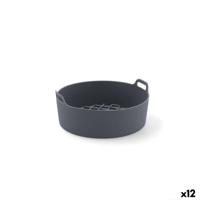 Airfryer Mand Quid Naturalia Siliconen 18 x 7,8 cm (12 Stuks)