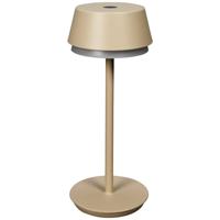 Konstsmide 7830-330 Lyon LED-accutafellamp 2.5 W Warmwit, RGB Zand