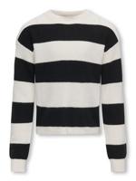 Kids ONLY winter sweater meisjes - wit - KogFranca - loose fit, gebreid