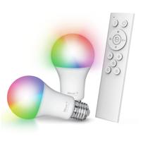 Trust Wifi Bulb Starter Set 2 Smart RGB Bulbs + Remote Schakelaar
