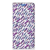 OPPO Reno6 5G | Hoesje met Magneet | Feathers Color