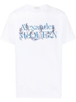 Alexander McQueen t-shirt à logo imprimé - Blanc - thumbnail