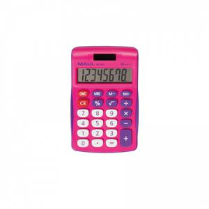 Maul MJ 450 Bureaurekenmachine Pink Aantal displayposities: 8 werkt op batterijen, werkt op zonne-energie (b x h) 113 mm x 72 mm