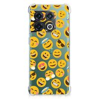 OnePlus 10 Pro Doorzichtige Silicone Hoesje Emoji - thumbnail