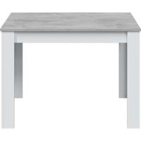 Eettafel - CLoe - Rechthoekig - Artik Wit / Beton - 109 x 67 x 78 cm Eettafel - CLoe - Rechthoekig - Artik Wit / Beton - 109 x 67 x 78 cm