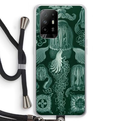 Haeckel Cubomedusae: Oppo A95 5G Transparant Hoesje met koord