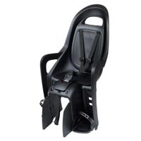 Kinderzitje achter Polisport Groovy - BLACK EDITION - met dragerbevestiging (CFS)