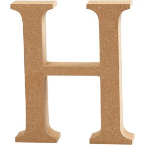 Creativ Company Letter H MDF 8cm, 1st.