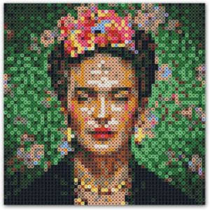 SES Creative strijkkralen Beedz Art Frida Kahlo junior 8-delig