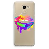 Lip Palette: Samsung Galaxy J6 (2018) Transparant Hoesje