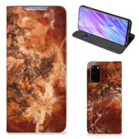 Samsung Galaxy S20 | Standcase | Marmer Bruin
