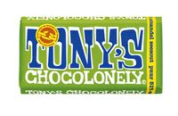 Chocolade Tony&apos;s Chocolonely reep 180gr puur amandel zeezout