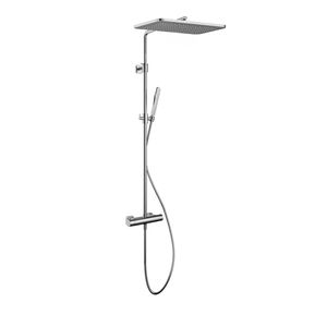 Hotbath Thermostatische Stortdoucheset Gal 128 cm Met Hoofddouche 40 cm Chroom