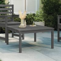 Tuintafel 82,5x82,5x45 cm massief grenenhout grijs - thumbnail