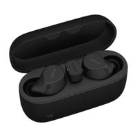 Jabra Evolve2 Buds In Ear oordopjes Bluetooth Stereo Zwart Ruisonderdrukking (microfoon), Noise Cancelling Oplaadbox, Microfoon uitschakelbaar (mute), Inductie