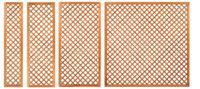 Trellis diagonaal met lijst hardhout 40 cm Tuindeco - Tuindeco