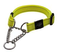 Rogz for dogs fanbelt halfslip halsband geel (20 MMX34-56 CM)