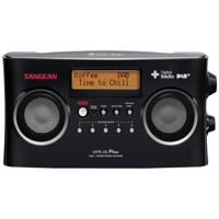 Sangean DPR-25+ Transistorradio DAB+, VHF (FM) AUX Acculaadfunctie Zwart - thumbnail